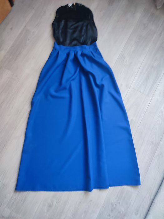 Вечірня сукня синя розмір 48 L