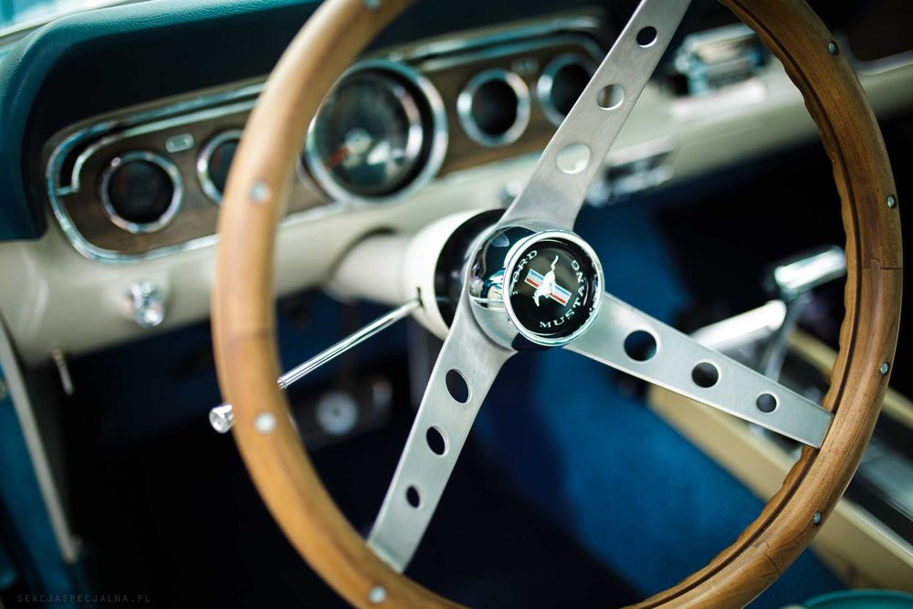 Zabytkowy samochód do Ślubu! Auto do ślubu Mustang 1966 - Klasyk!