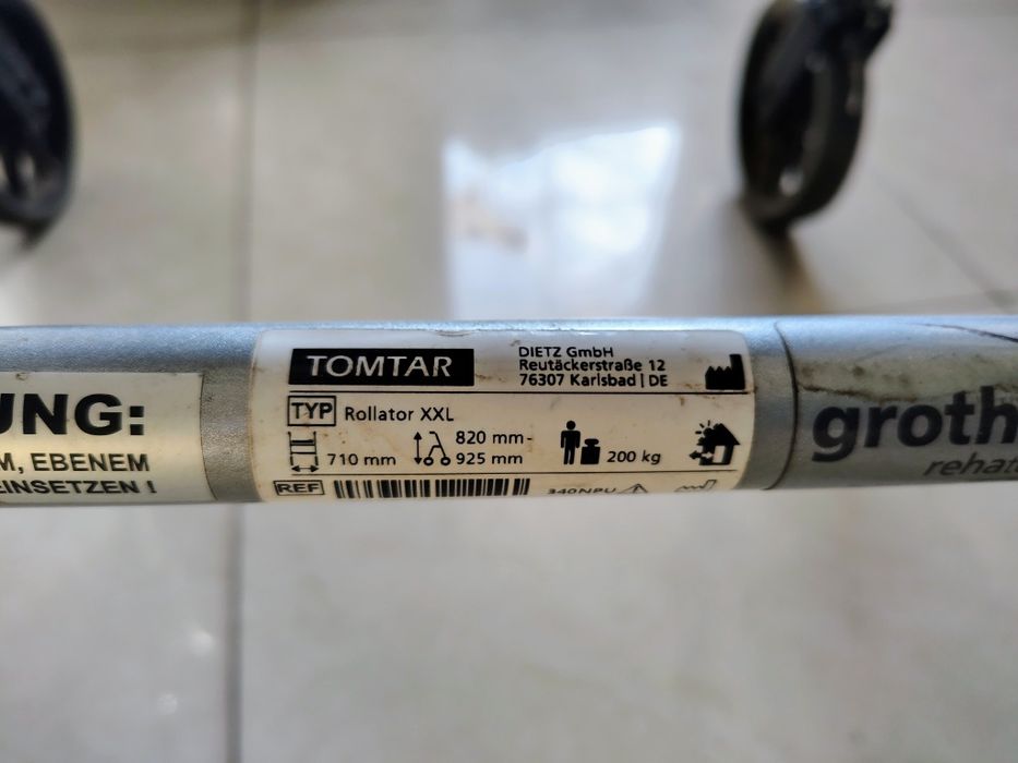 Balkonik chodzik rehabilitacyjny XXL