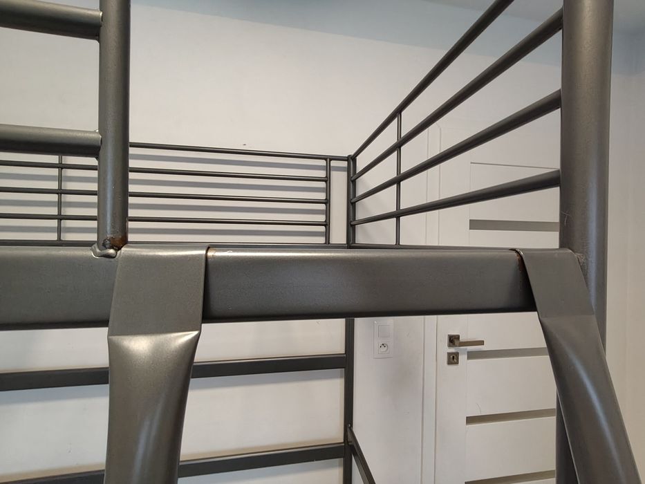 Łóżko piętrowe, łóżko na antresoli Ikea Svarta 90x200