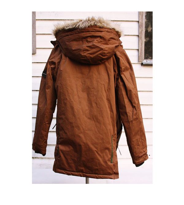 Granatowa Kurtka parka House Design Code