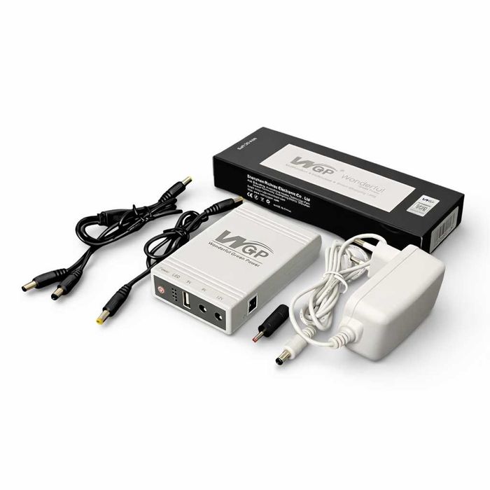 Безперебійник для роутер ДБЖ mini ups NEP WGP 10400mAh з блоком живлен