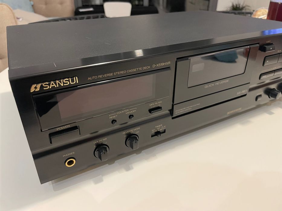 Leitor k7 SANSUI D-X519HXR