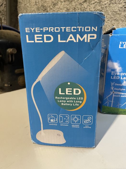 Pack de 4 lampadas de secretária LED a bateria