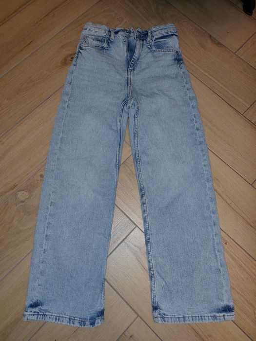 Джинсы wide leg  h&m 9-10 , 134-140 см
