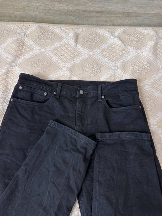 Джинси Levis 502 W36 L32 Чорні Тягнуться Штани Брюки