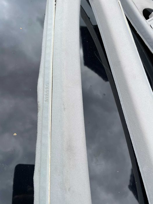 Bmw 3 e46 sedan podsufitka z szyberdachem słupki A B  komplet jasny