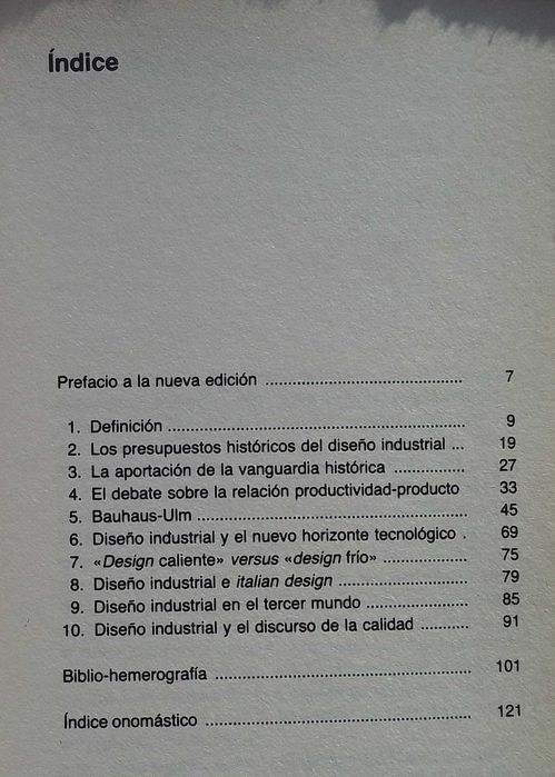 El diseño industrial reconsiderado
