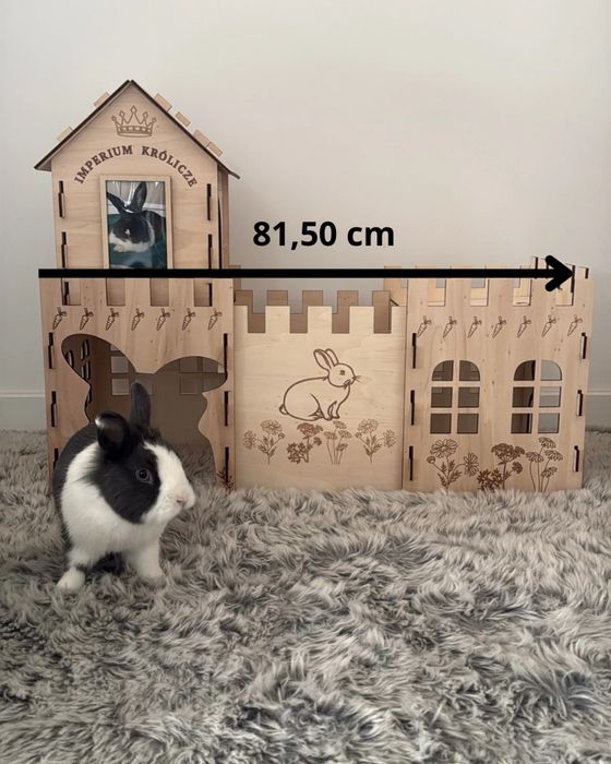 Willa dla królików domek UszakiJa