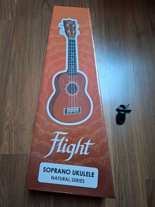 Ukulele sopranowe Flight NUS310 z pokrowcem. Nowe.