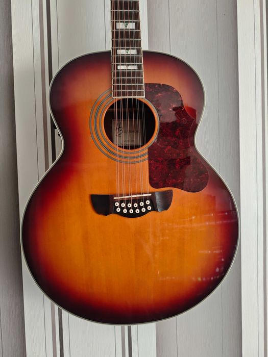 Guitarra 12 cordas Harley Benton Custom Line CLJ-412E SB