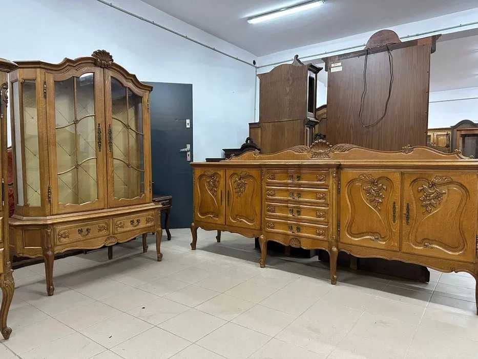 Francuski komplet mebli– komoda + witryna w stylu Ludwikowskim.
