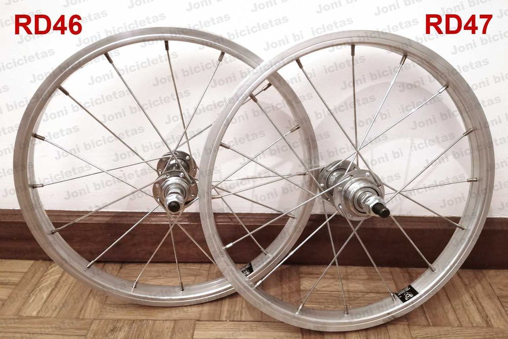 Rodas e aros de bicicleta (12, 14, 16, 18, 20, 24)