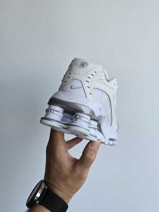 (БЕЗ ПЕРЕДОПЛАТИ) Nike Shox Ride 2 SP × Supreme White найк шокс райд 2 супрім білі