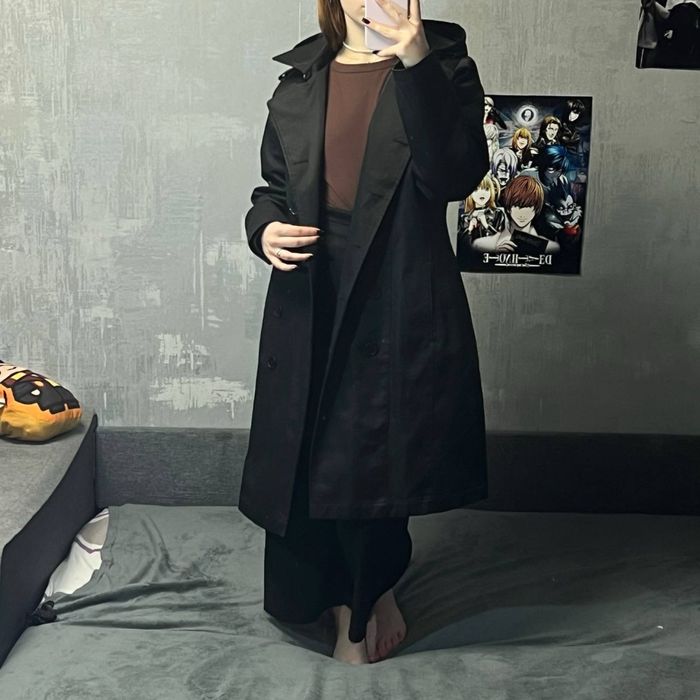 Пальто/Тренч/Плащь черный L