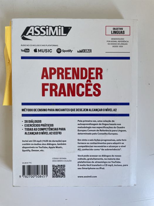 Livro Assimil Francês A2
