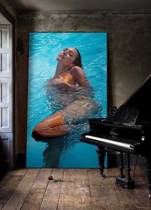 VibRaMy - NARODZINY VENUS Obraz Olejny 90x160 Malowany Ręcznie