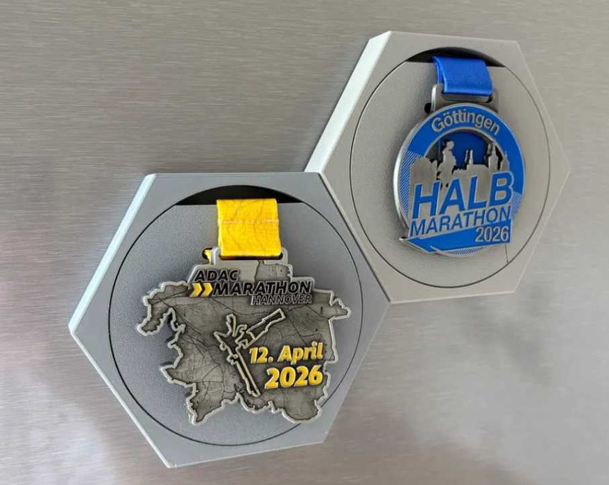 Expositor de Medalhas Modular em Hexágono (Impressão 3D)