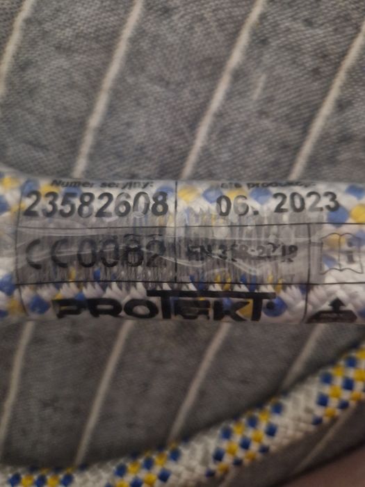 Linka asekuracyjna 2metrowa nowa