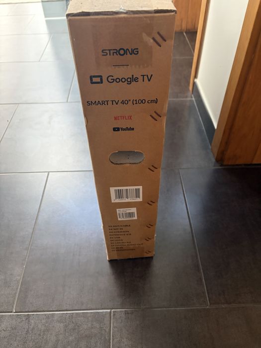 Smart TV STRONG 40” Google TV Full HD HDR10 – Nova e Selada
