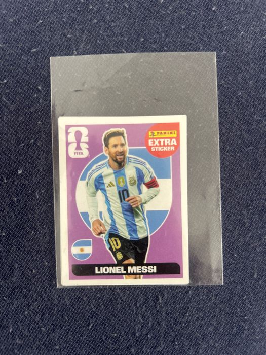 Panini Extra Sticker Lionel Messi – Copa do Mundo FIFA – Versão Sul-Americana
