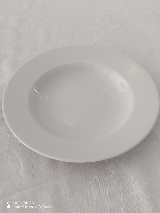 Prato de Sopa Porcelana Portuguesa