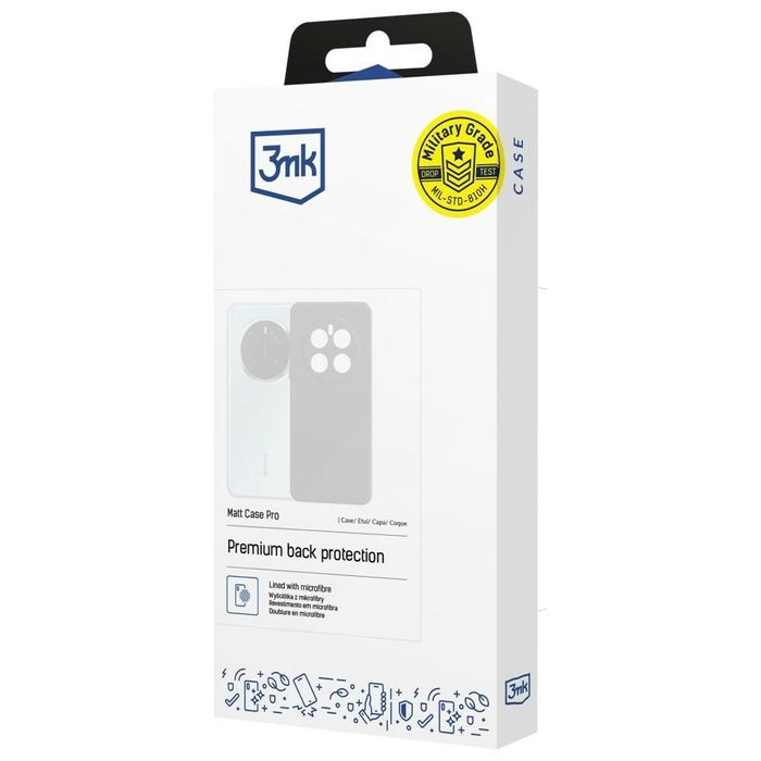 Etui 3MK Matt Case Pro do Samsung Galaxy S25 FE czarny