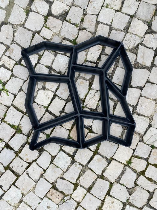 Molde de pavimento NOVO para jardim 43x42cm