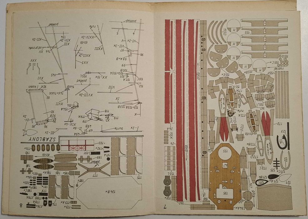 Mały Modelarz 4-5/88 Krążownik HMS Dido Stan Kolekcjonerski
