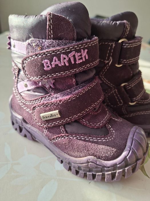 Zimowe buty dziewczęce, śniegowce Bartek, rozmiar 22