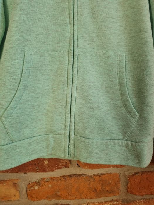 Miętowa melanżowa bluza