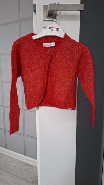 Bolerko dziewczęce czerwone