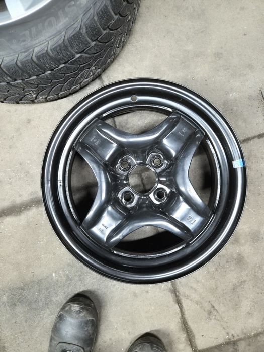 Opel 4x100x15 Felga stal struktura!