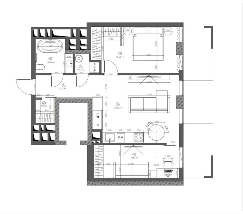 Продаж 2к видової квартири в CENTRAL PARK Вінниця
