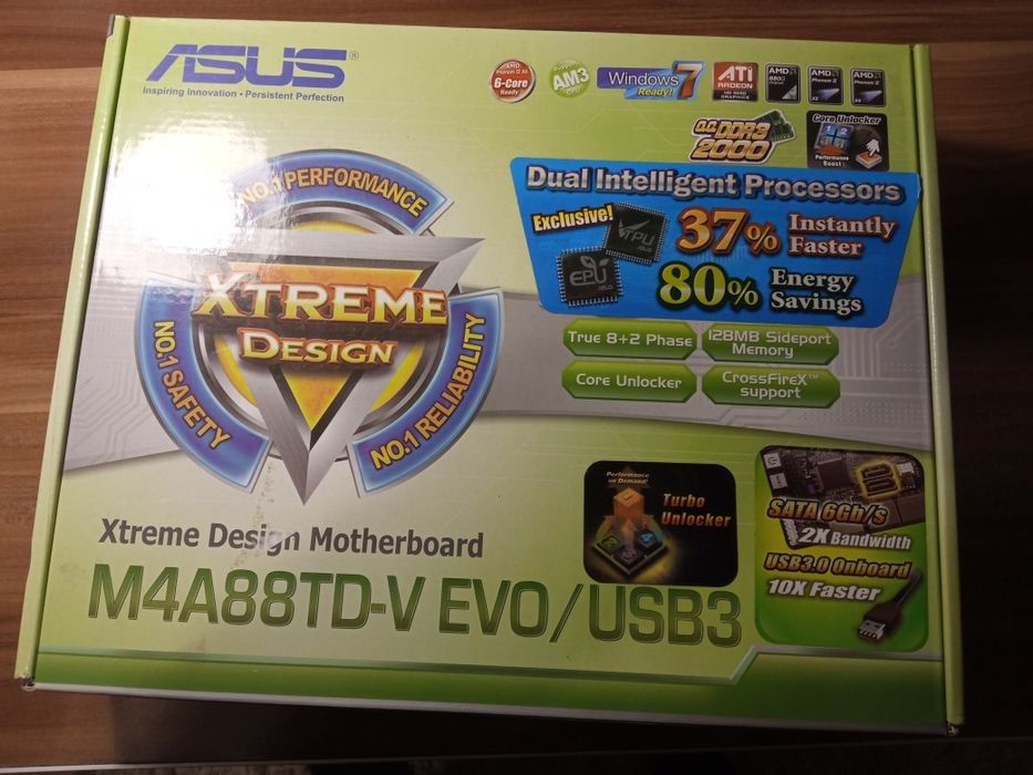 Комплект Asus M4A88TD-V, Athlon II X2 250, 8Gb