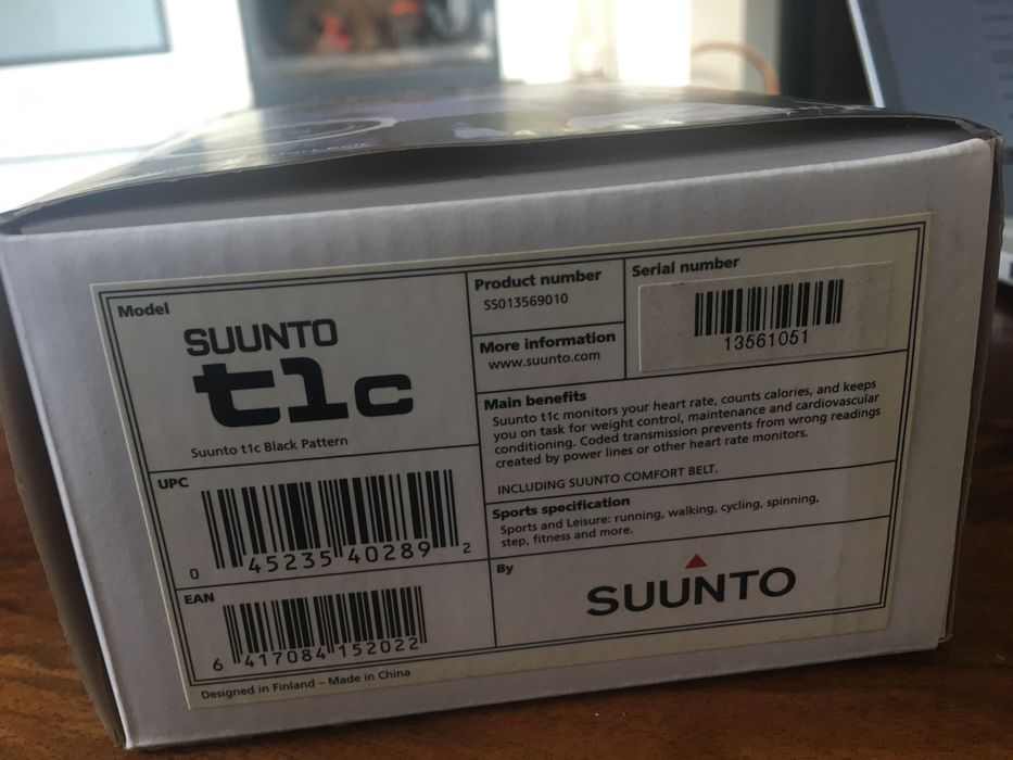 Zegarek sportowy Suunto t1 C Black Pattern