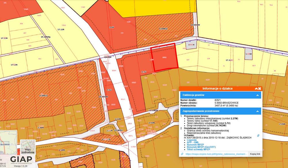 Działka budowlana Braszowice 34ar