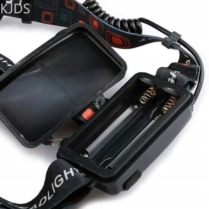 NOWA!!! latarka czołowa LED zoom CREE XM-L T6 5 x LED CREE