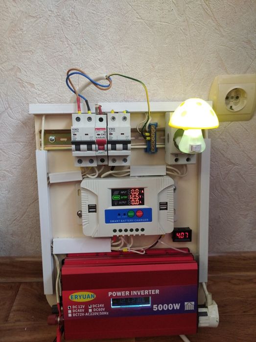 Сонячна станція зібрана.