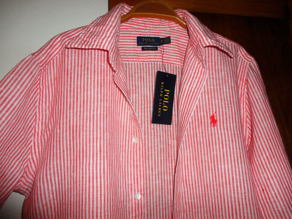Camisa linho Ralph Lauren