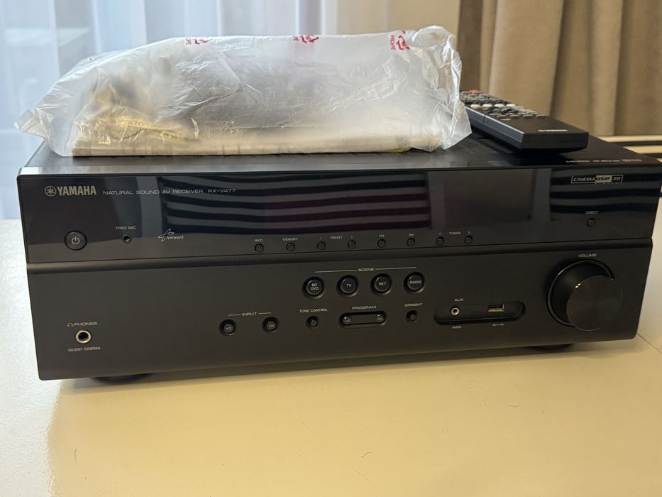 Amplituner Yamaha RX-V477 Airplay HDMI 5.1 kino