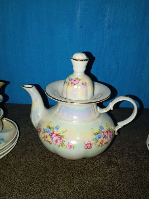 Кофейно чайный сервиз фарфор Коростень