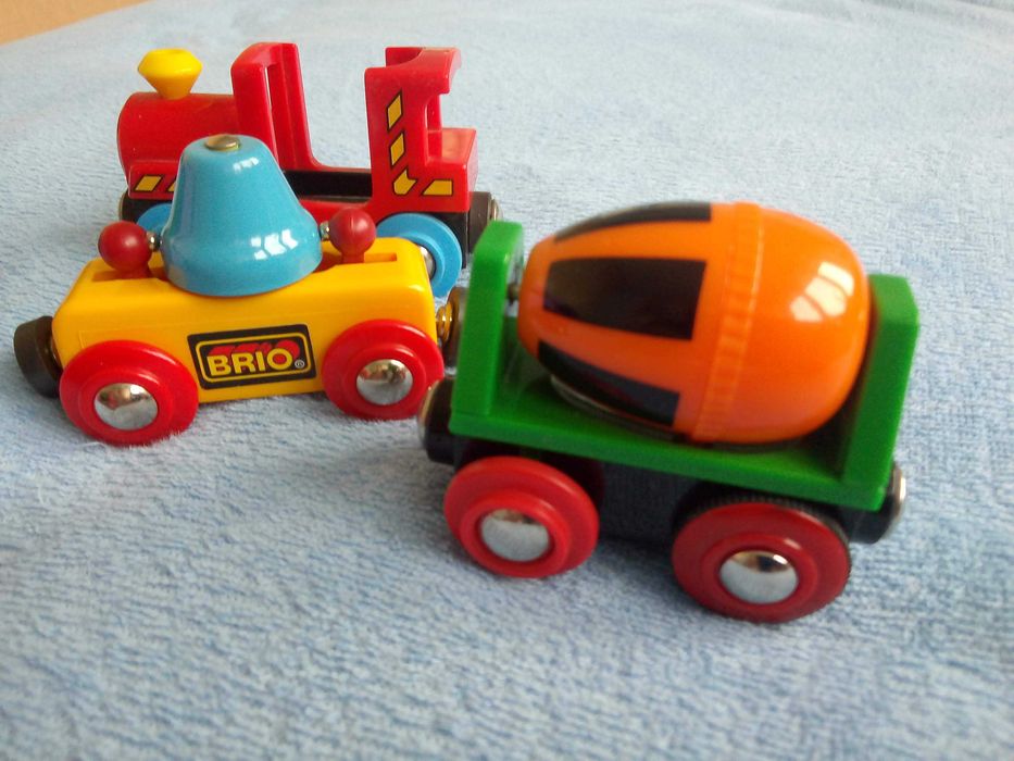 BRIO ruchome wagoniki, kolejka drewniana GRATIS wysyłka