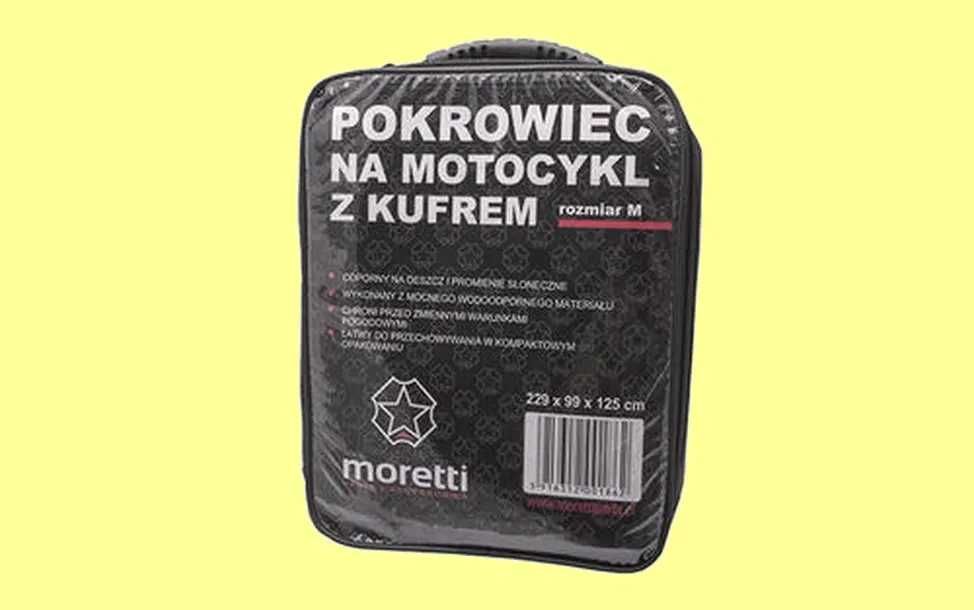 NOWY!!! TANI Pokrowiec Moretti na motor, skuter bez kufra