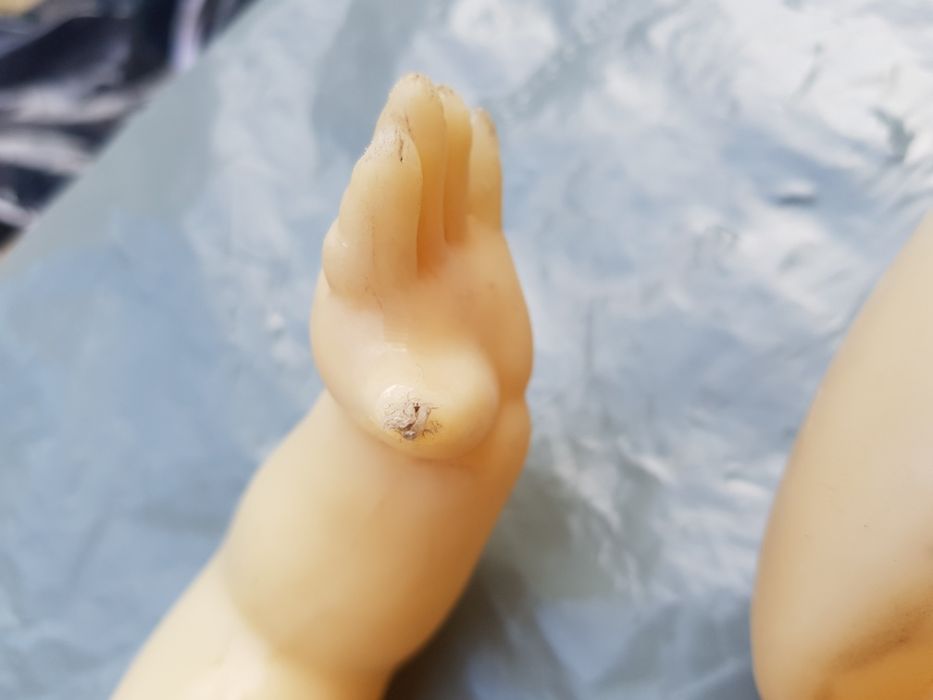 Кукла пупс СССР винтаж  , 40-50х годов , рост 44см.