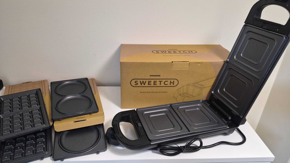 Prozis | Sweetch – Sanduicheira Elétrica c/3 cj placas removíveis