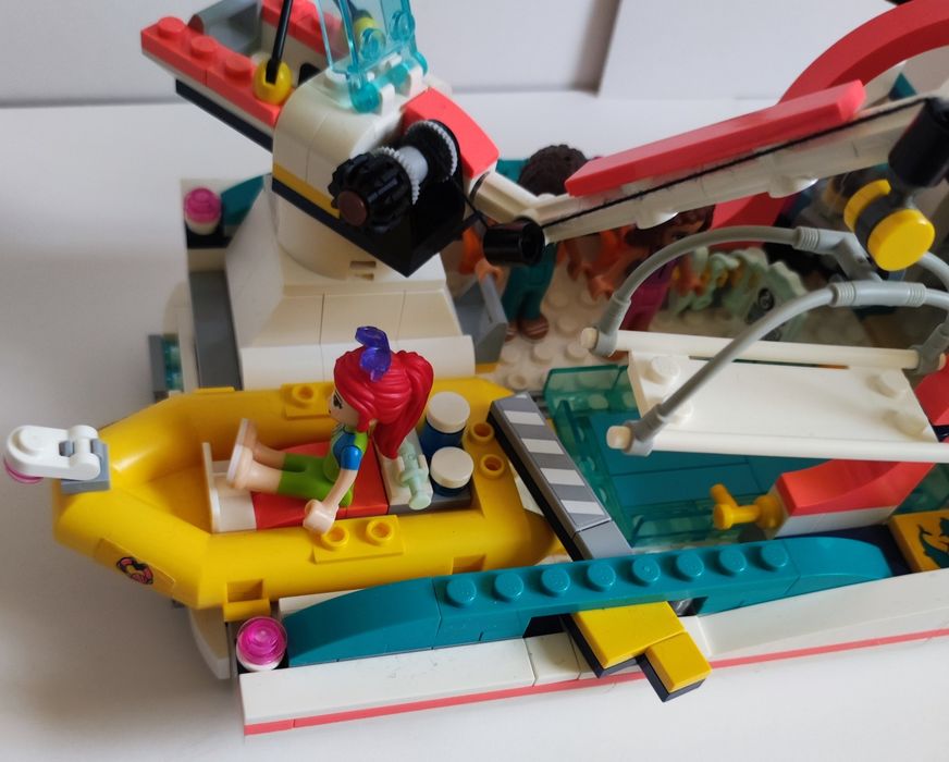 LEGO Friends 41381 Łódź ratunkowa – 100% KOMPLETNY + 2 Instrukcje