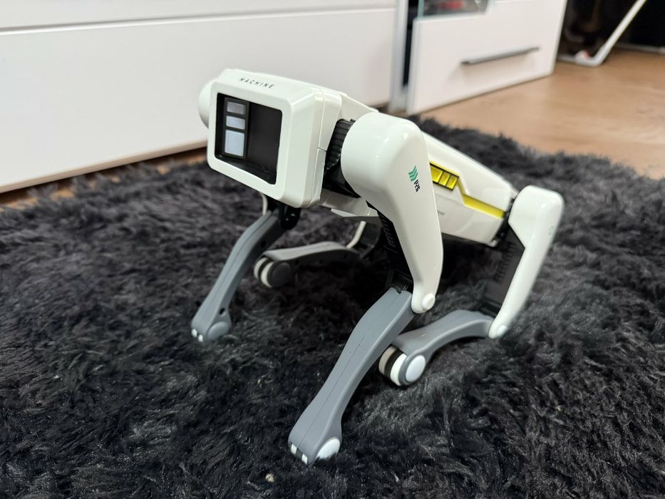 Робот собака даёт лапу бегает пртседает отжимается сПультом управления