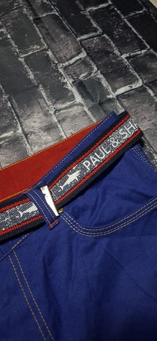 Paul&Shark Yachting spodenki męskie, szorty, lato, logo, premium belt