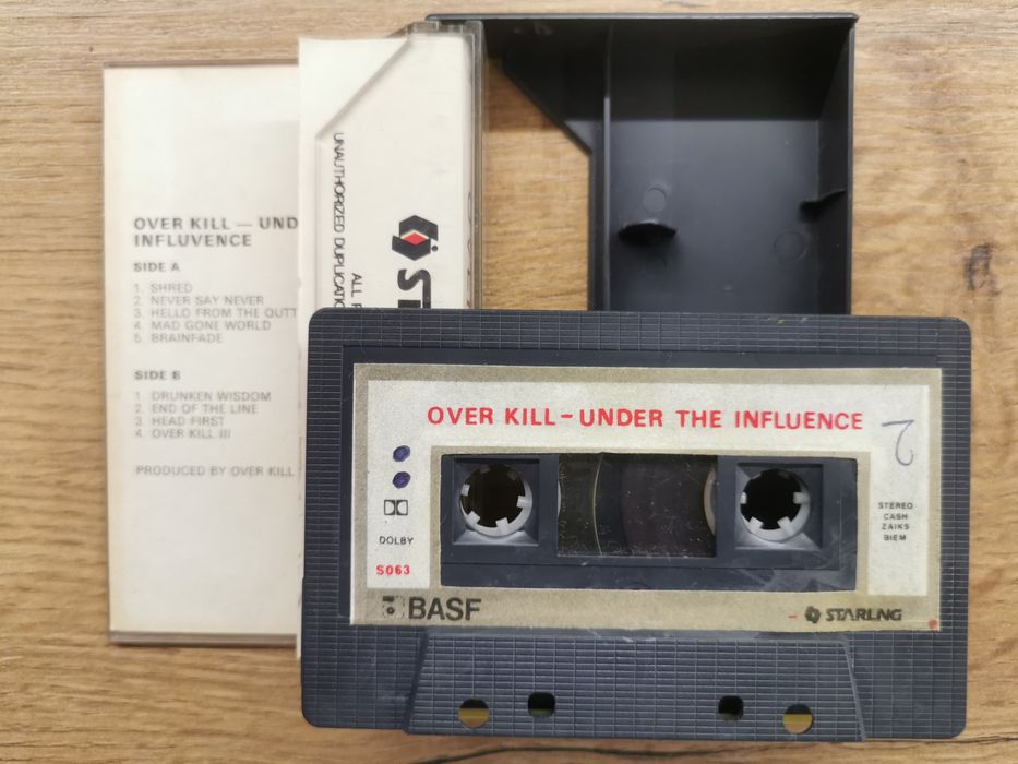 Overkill – Zestaw 3 kaset magnetofonowych (Starling / RC / Studio) Thrash Metal
